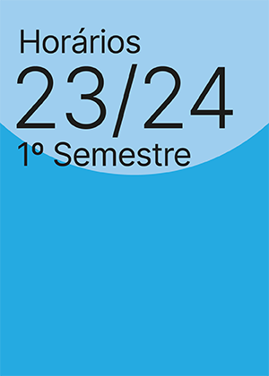 Horários 23/24 – 1º Semestre
