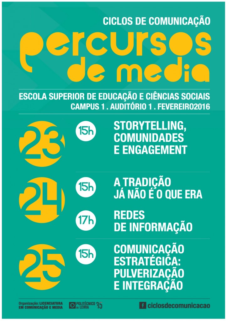 Cartaz - Ciclos de Comunicação 2016