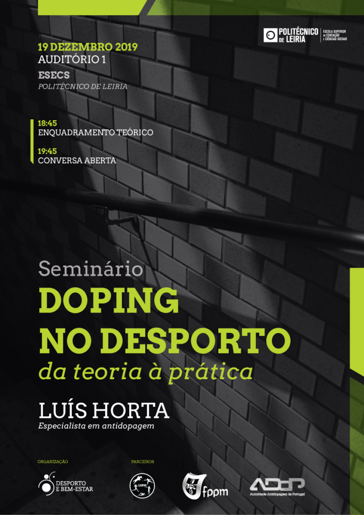Cartaz_Seminario_Doping_Desporto