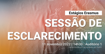 11 de novembro | 14h30 | Auditório 1