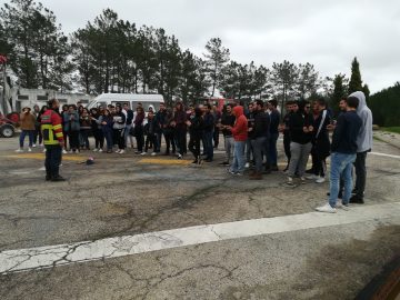 Visita de estudo - Bombeiros Voluntários de Leiria