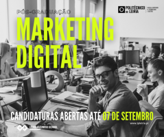<b>Nova oferta formativa:</b> Pós-Graduação em Marketing Digital – 3.ª edição – candidaturas até 07 de setembro de 2022