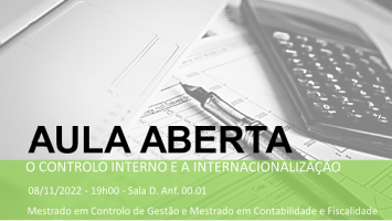 O controlo interno e a internacionalização