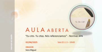 “Eu cito. Tu citas. Nós referenciamos” – Normas APA
