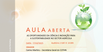 As oportunidades da ciência e inovação para a sustentabilidade no sector agrícola