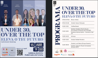 Under 30, over the Top – Eleva o teu futuro – Conferência de Marketing