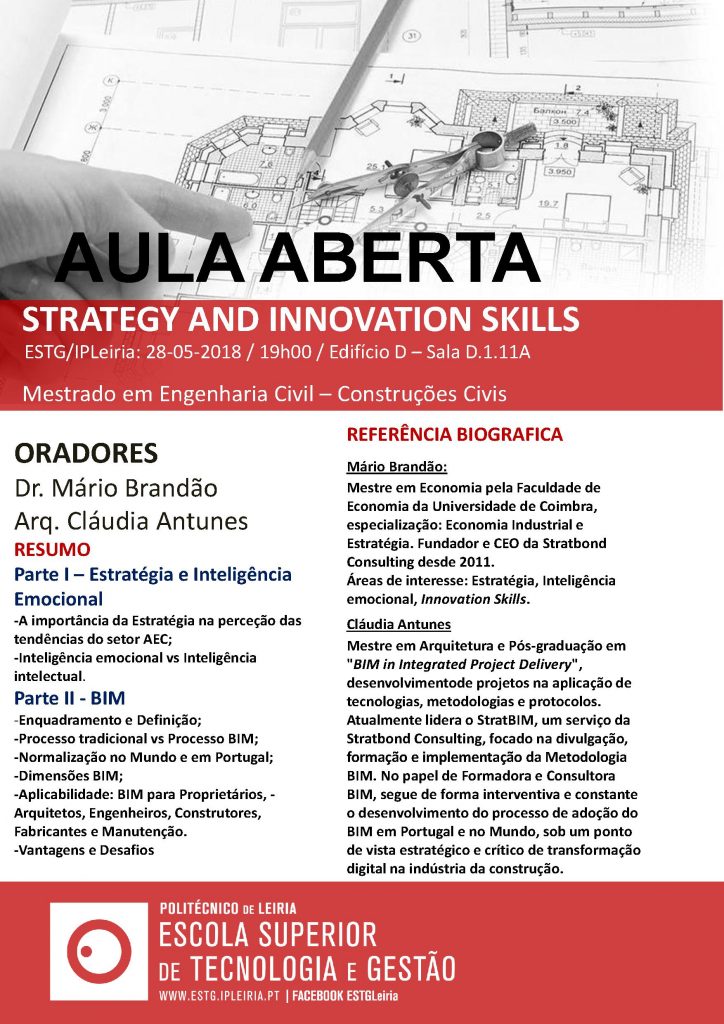 Aula Aberta Civil_Strategy and Innovation Skills_28 de Maio de 2018