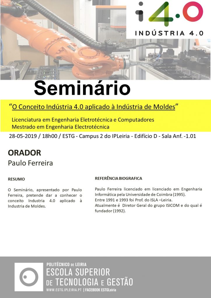 2019_05-28 Seminário_divulgação ISICOM Industria 4.0 Moldes