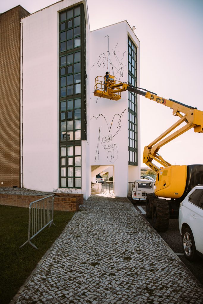 Mural “Manual de Pintura e Caligrafia” de José Saramago